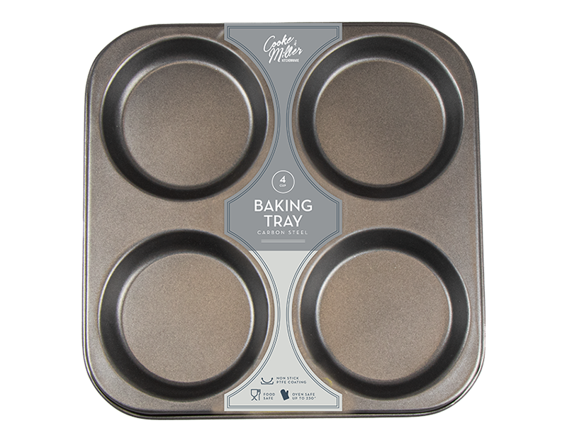 4 Cup Baking Tray